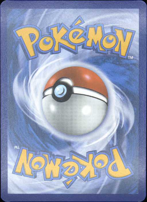 Graded card - back