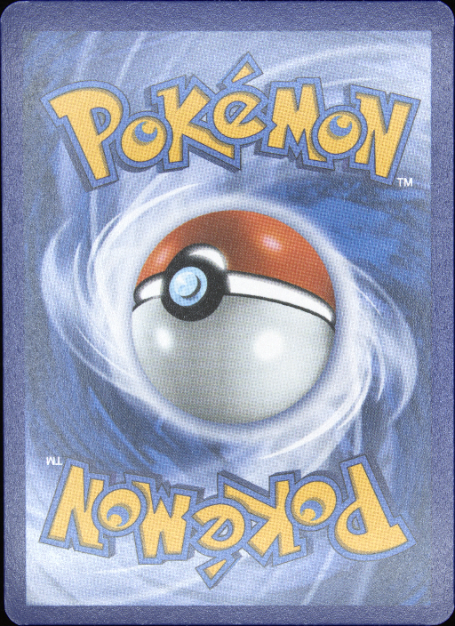 Graded card - back