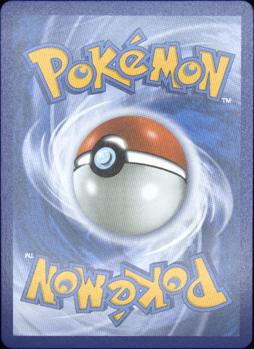Graded card - back
