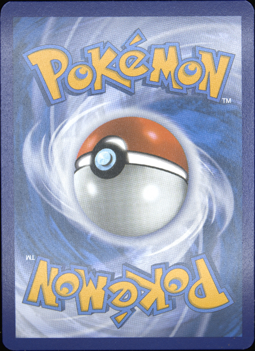 Graded card - back