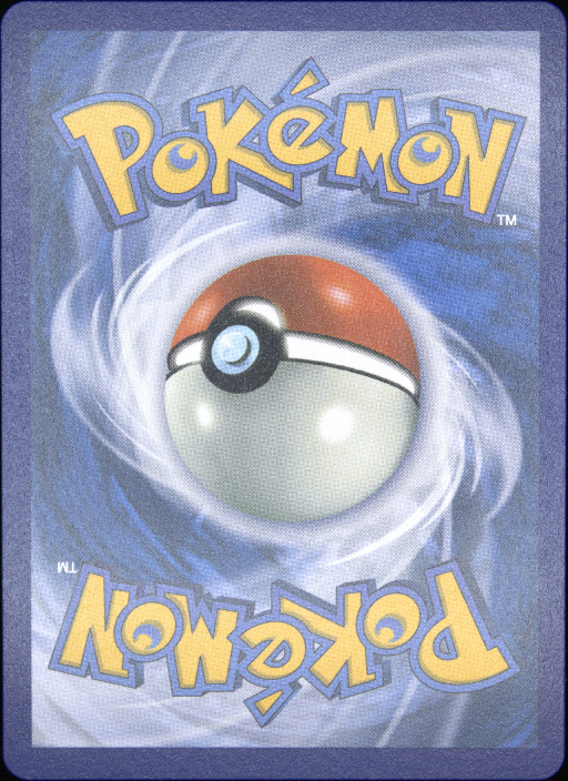 Graded card - back