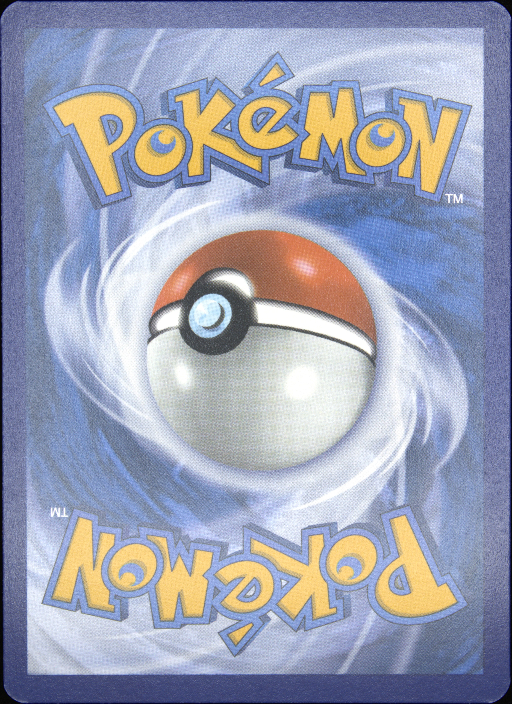 Graded card - back