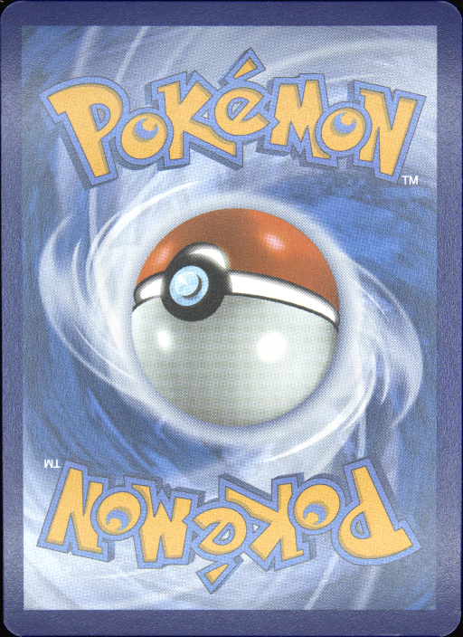 Graded card - back