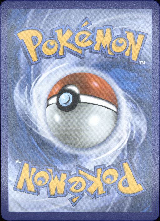 Graded card - back