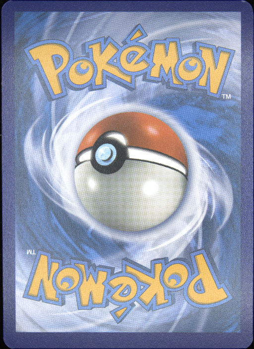 Graded card - back