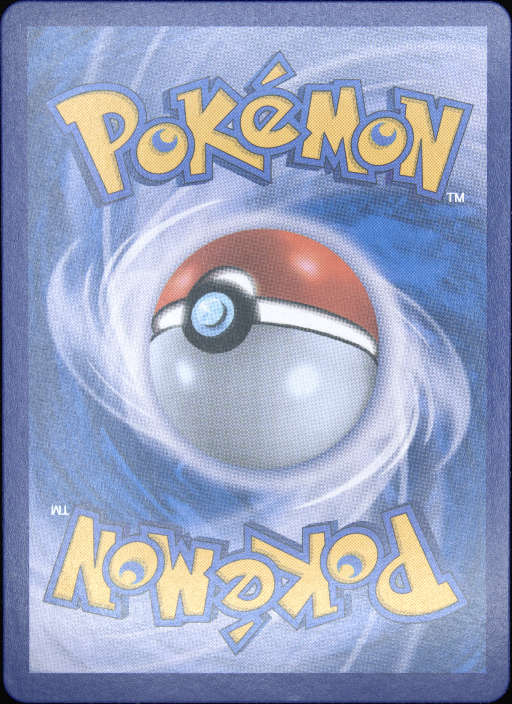 Graded card - back