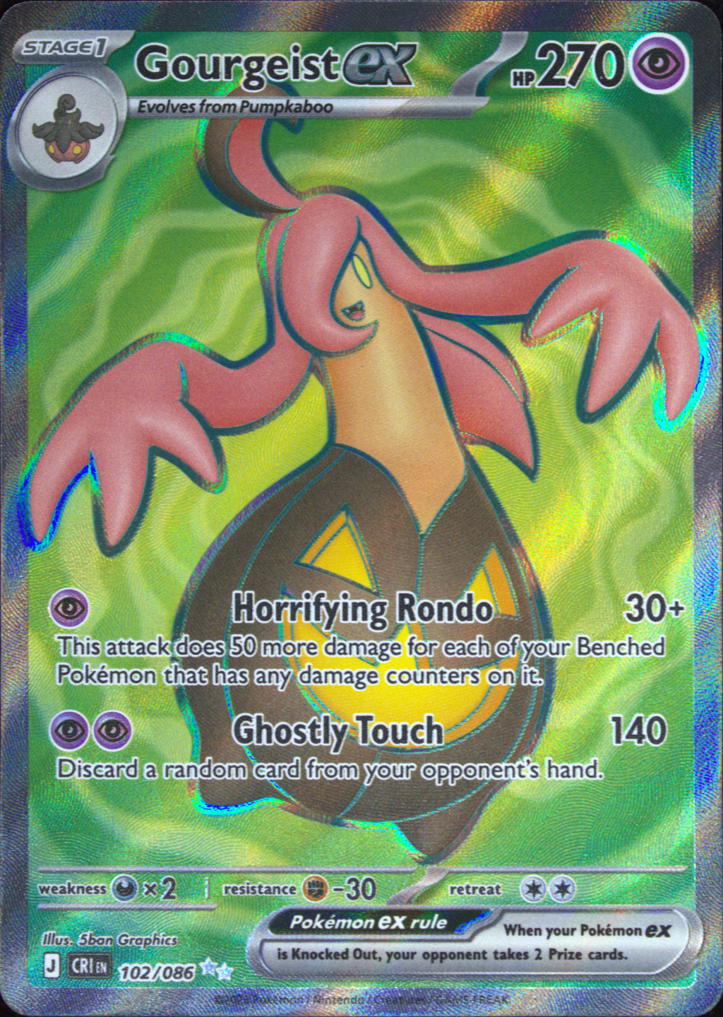 Graded card - front