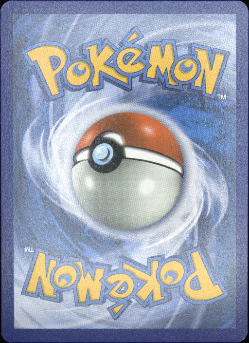 Graded card - back
