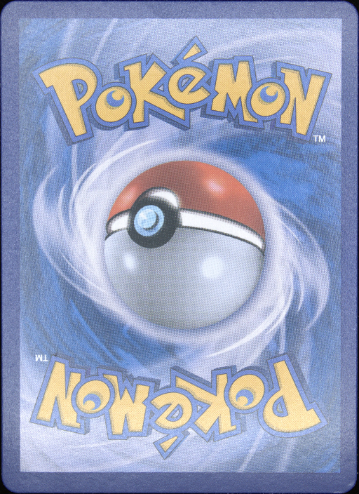 Graded card - back