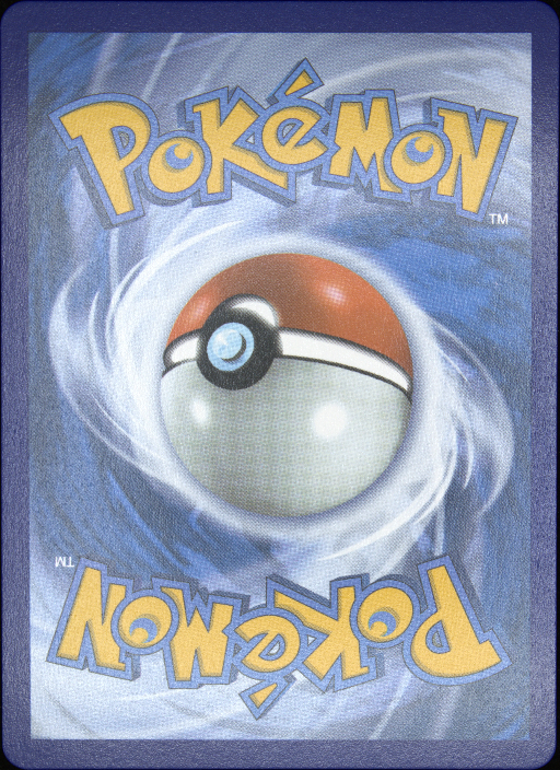 Graded card - back