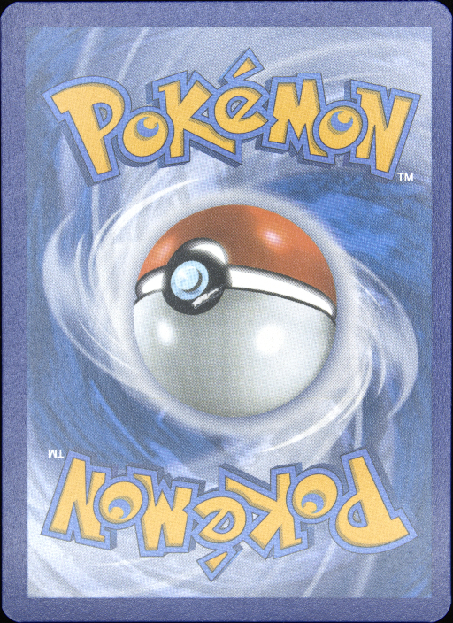 Graded card - back