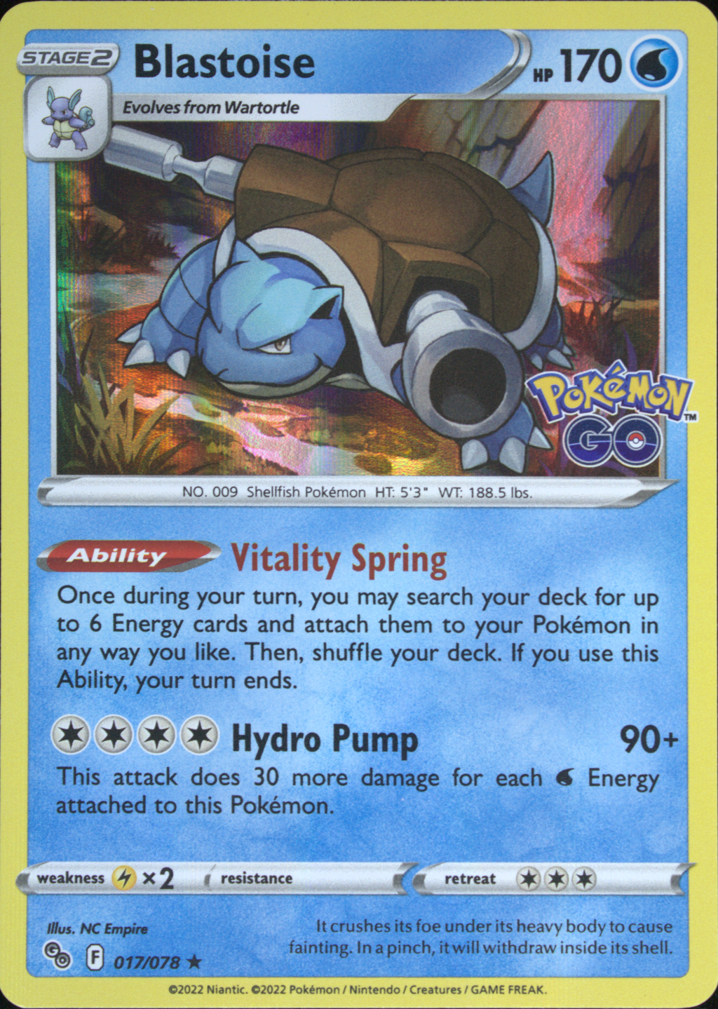 Graded card - front