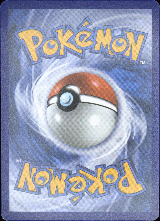 Graded card - back