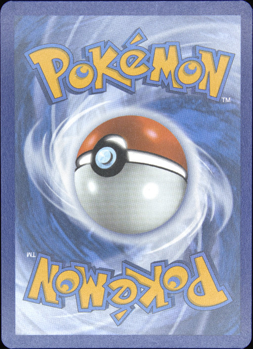 Graded card - back