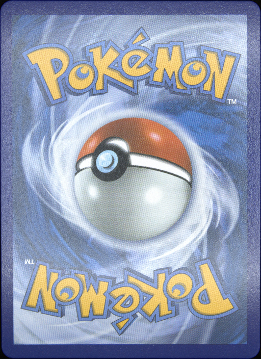 Graded card - back