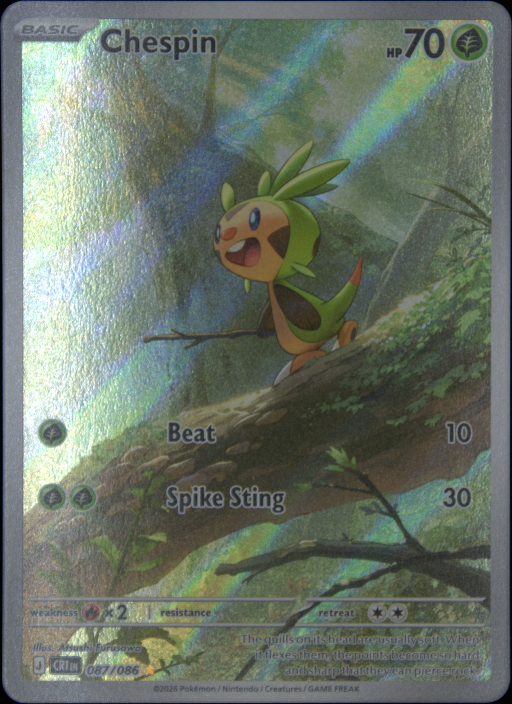 Graded card - front