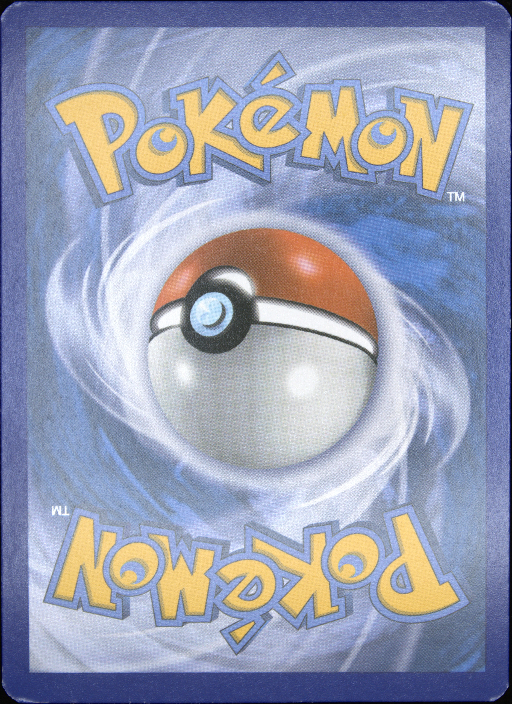 Graded card - back
