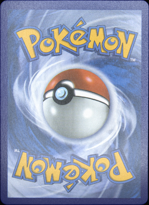 Graded card - back