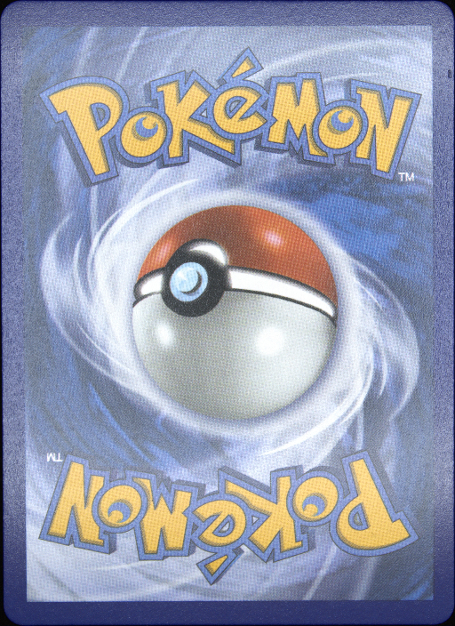 Graded card - back