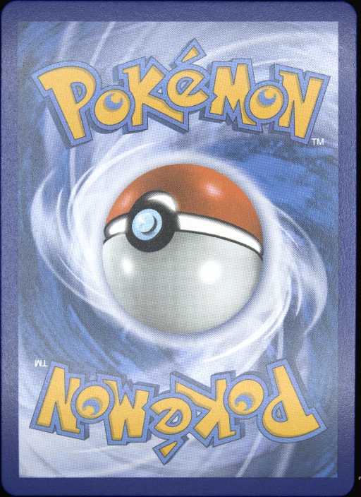 Graded card - back