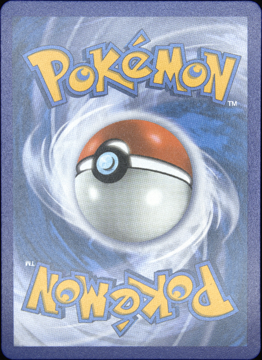 Graded card - back