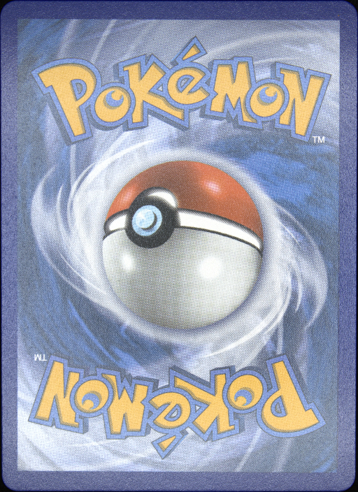 Graded card - back