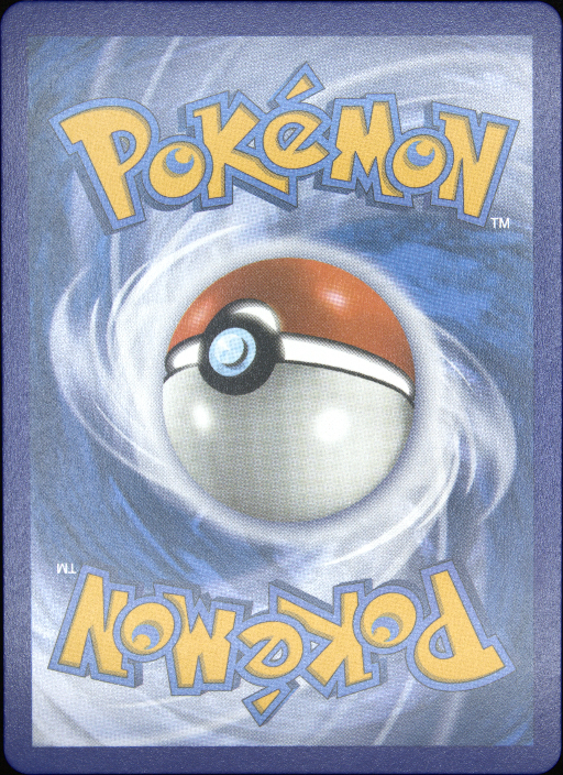 Graded card - back