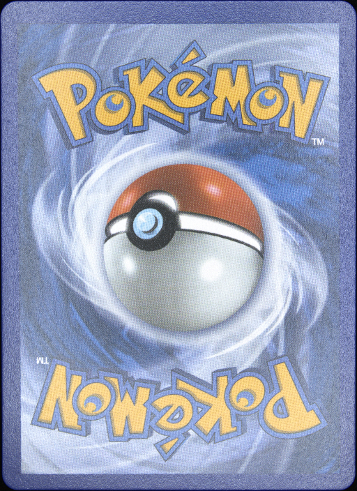 Graded card - back