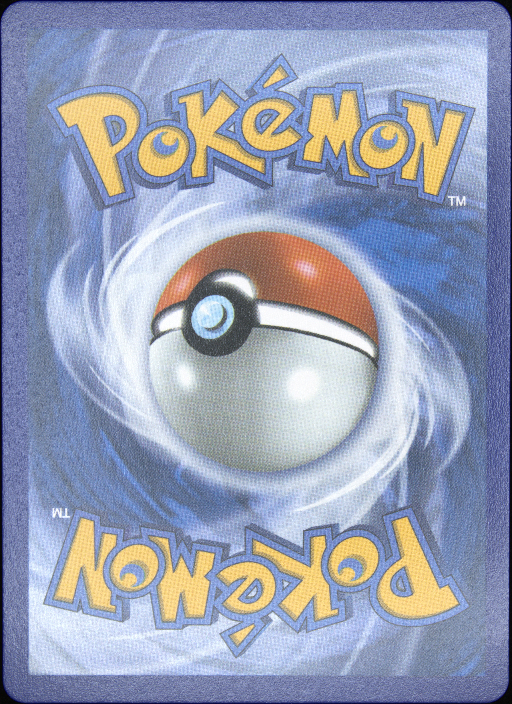 Graded card - back