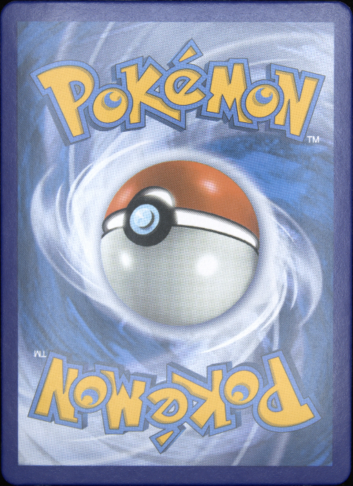 Graded card - back