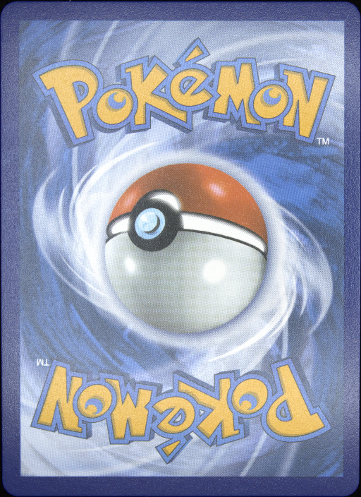 Graded card - back