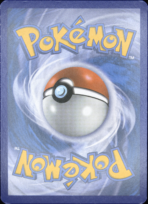 Graded card - back