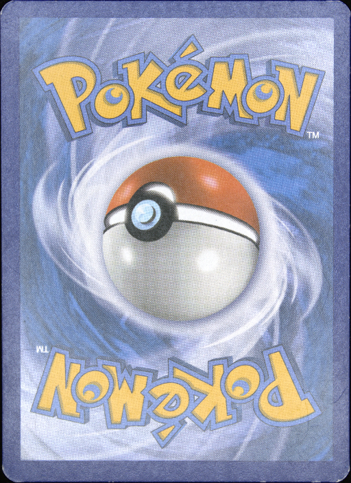 Graded card - back