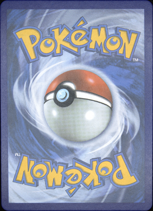 Graded card - back
