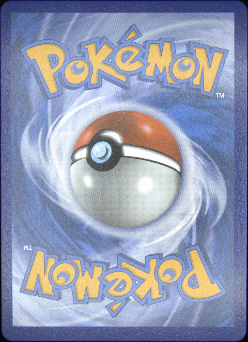 Graded card - back