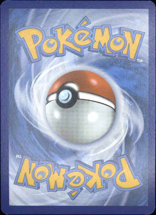 Graded card - back