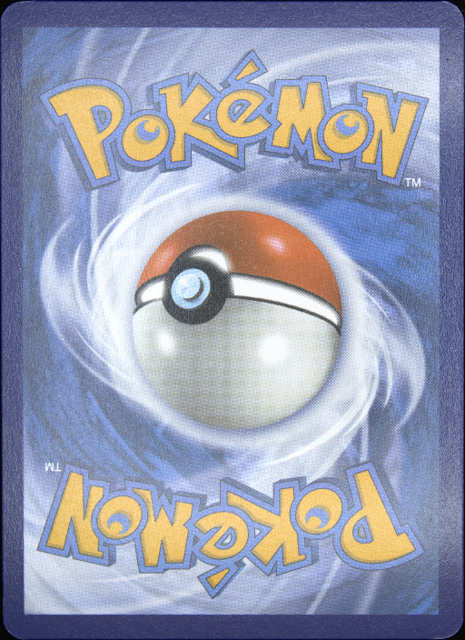Graded card - back