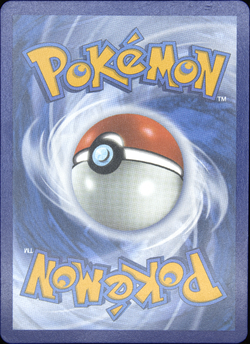 Graded card - back