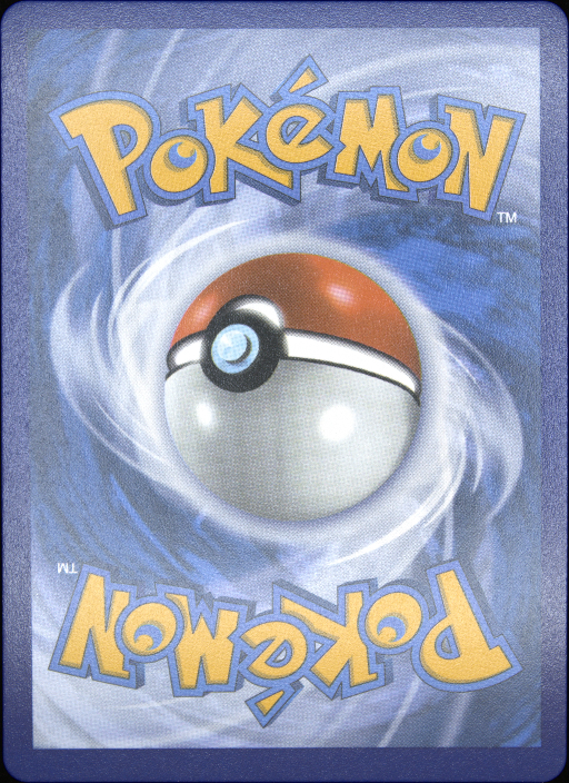 Graded card - back
