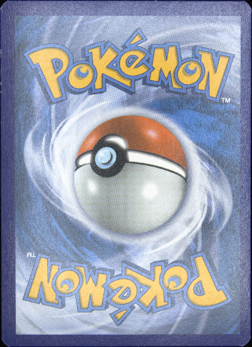 Graded card - back