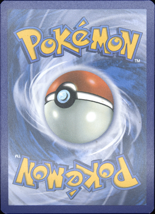 Graded card - back