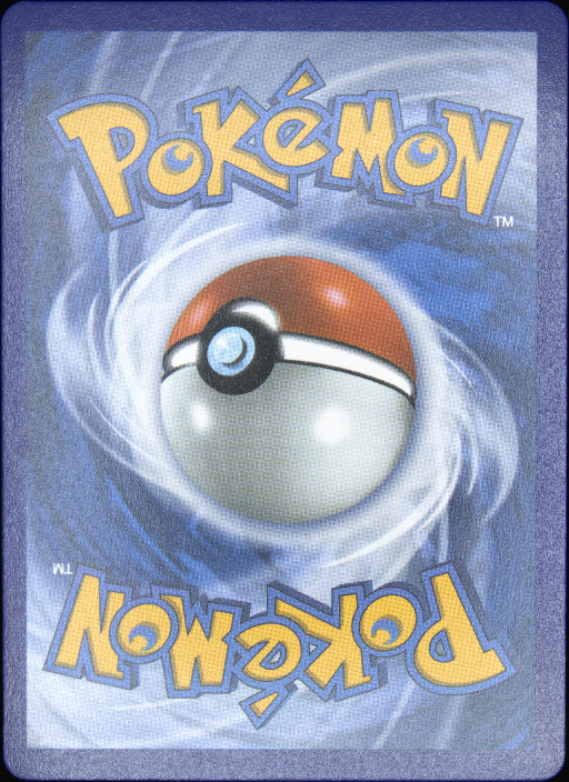 Graded card - back