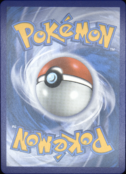 Graded card - back