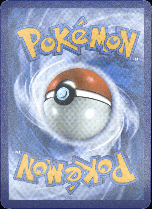 Graded card - back
