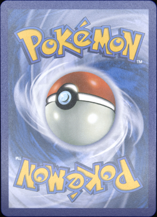 Graded card - back