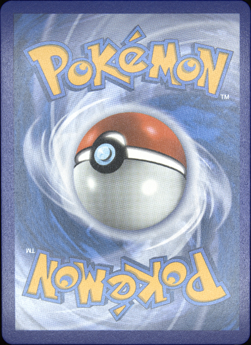 Graded card - back