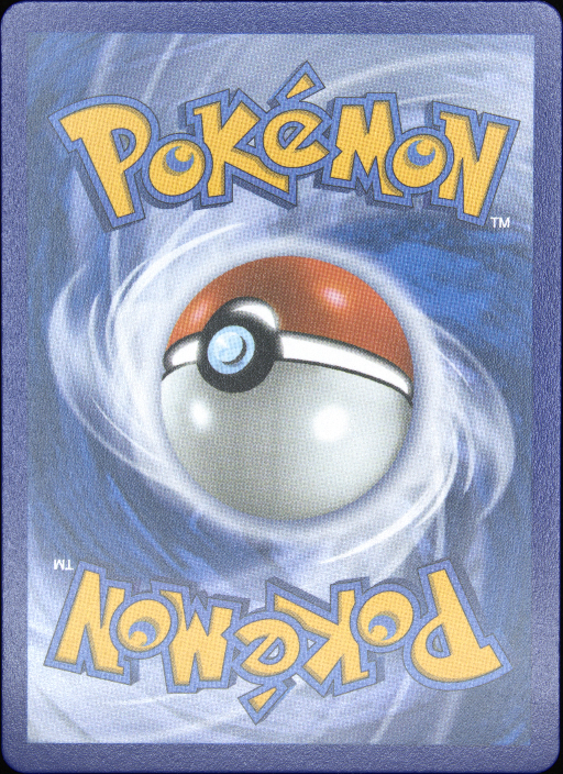 Graded card - back