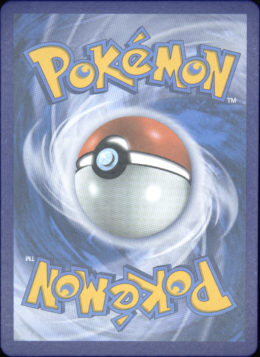 Graded card - back
