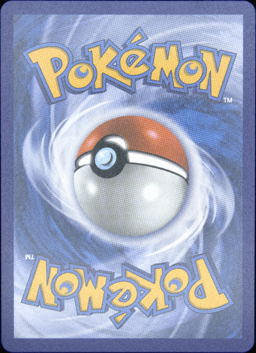 Graded card - back
