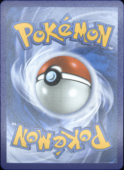 Graded card - back